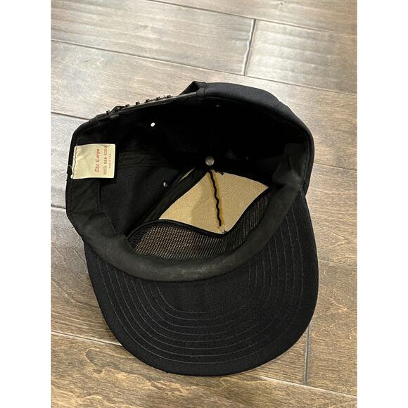 Vintage The Corps Mens Black USS JOUETT CG-29 Ship SnapBack Hat Made in USA - Picture 7 of 9